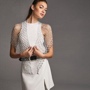 Anthropologie Embellished Shawl